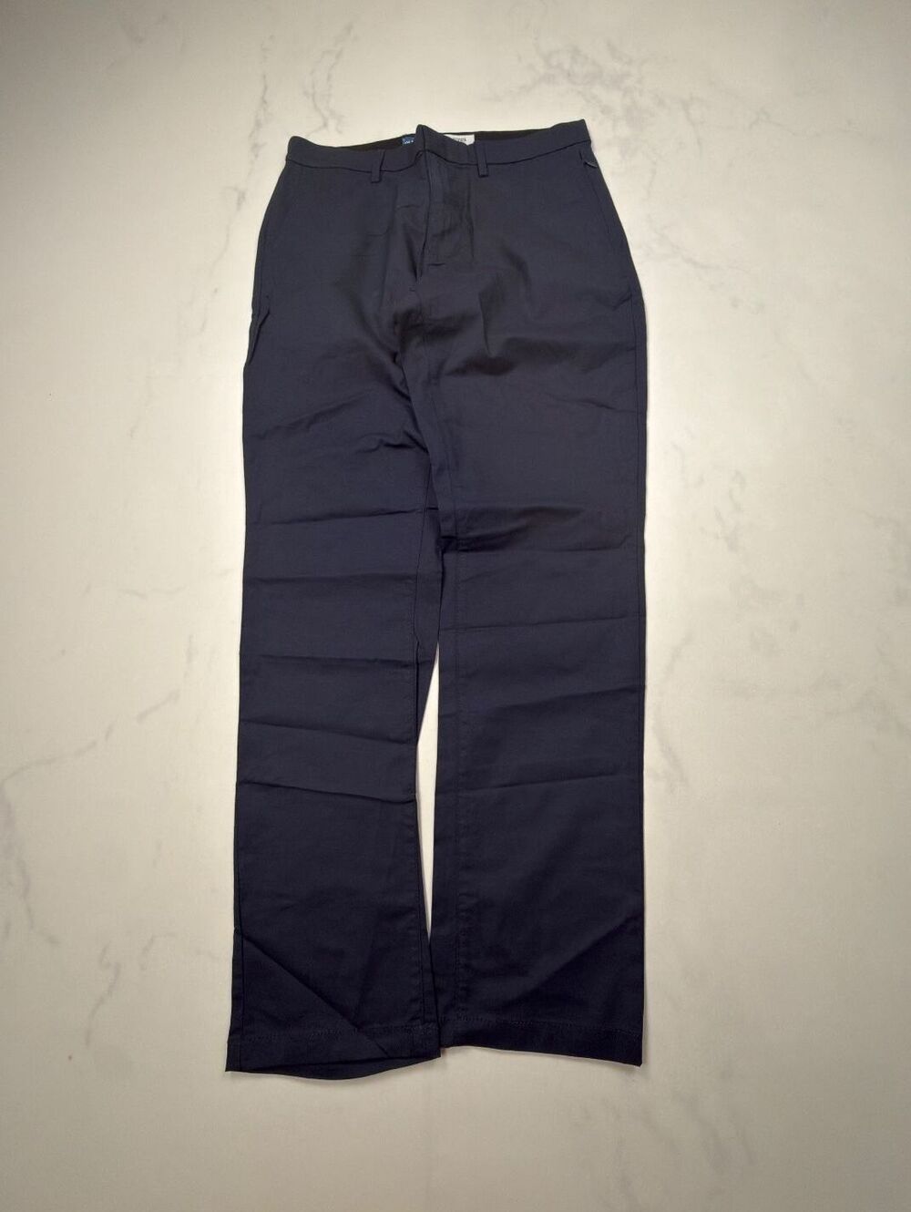 Old Navy Classic Style Trousers Navy 2010s Straight Leg - Mens 32 x 32